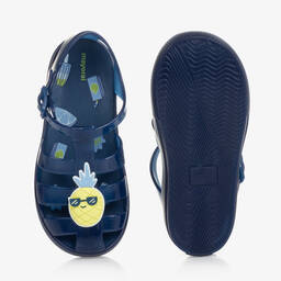 Mayoral-Boys Blue Pineapple Jelly Shoes | Childrensalon Outlet