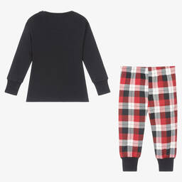 Mayoral-Boys Blue & Red Festive Tartan Pyjamas  | Childrensalon Outlet