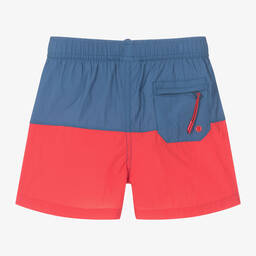Mayoral-Boys Blue & Red Swim Shorts | Childrensalon Outlet