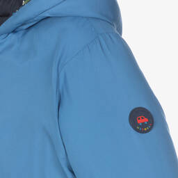 Mayoral-Синяя двусторонняя куртка с капюшоном | Childrensalon Outlet