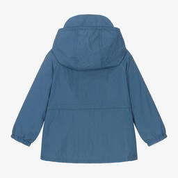 Mayoral-Boys Blue Reversible Windbreaker Coat | Childrensalon Outlet