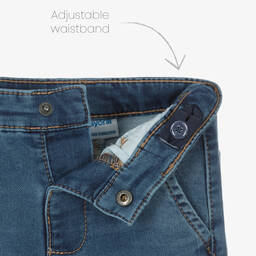 مايورال-جينز سكاتر فيت أطفال ولادي مزيج قطن مستدام لون أزرق | Childrensalon Outlet