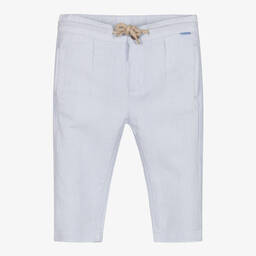 مايورال-بنطلون أطفال ولادي قطن لون أزرق | Childrensalon Outlet