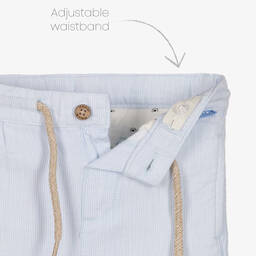 مايورال-بنطلون أطفال ولادي قطن لون أزرق | Childrensalon Outlet