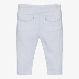 مايورال-بنطلون أطفال ولادي قطن لون أزرق | Childrensalon Outlet