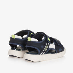 Mayoral-Boys Blue Velcro Sandals | Childrensalon Outlet