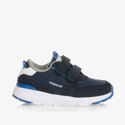 Mayoral-Boys Blue Velcro Trainers | Childrensalon Outlet