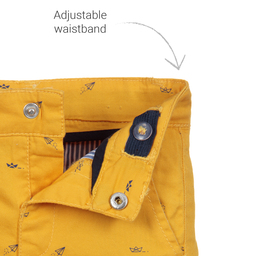 Mayoral-Синий топ и желтые шорты для мальчиков | Childrensalon Outlet