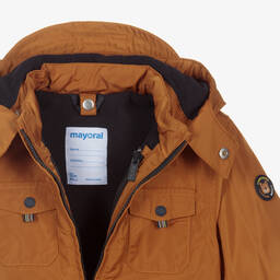 Mayoral-Коричневое пальто и жилет 2-в-1 | Childrensalon Outlet