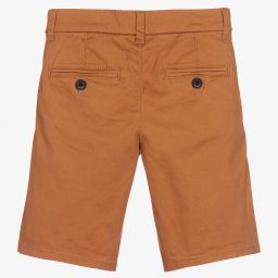 Mayoral Нукутаваке-Коричневые шорты-бермуды для мальчиков | Childrensalon Outlet