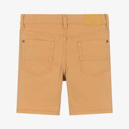 Mayoral-Boys Brown Cotton Shorts | Childrensalon Outlet