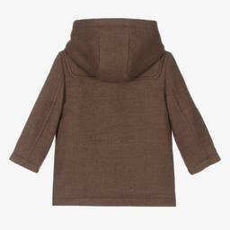 Mayoral-Boys Brown Duffle Coat | Childrensalon Outlet