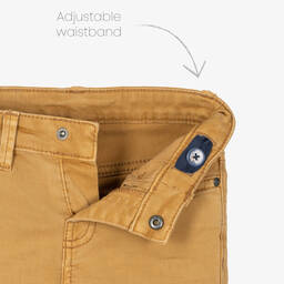 Mayoral-Boys Camel Brown Skinny Denim Jeans | Childrensalon Outlet