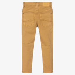 Mayoral-Boys Camel Brown Skinny Denim Jeans | Childrensalon Outlet