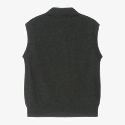 Mayoral-Серый трикотажный жилет из хлопка для мальчиков | Childrensalon Outlet