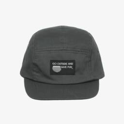 Mayoral-Шляпа из хлопкового твила угольного цвета для мальчиков | Childrensalon Outlet