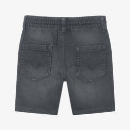 Mayoral-Boys Charcoal Stretch Denim Shorts | Childrensalon Outlet