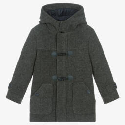 Mayoral-Boys Charcoal Toggle Coat | Childrensalon Outlet