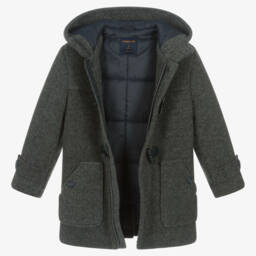 Mayoral-Boys Charcoal Toggle Coat | Childrensalon Outlet