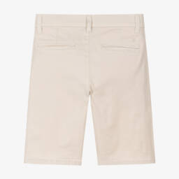 Mayoral Нукутаваке-Классические бежевые хлопковые шорты для мальчиков | Childrensalon Outlet