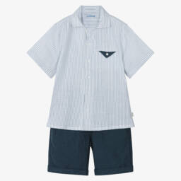 Mayoral-Классический синий комплект шорт для мальчиков | Childrensalon Outlet