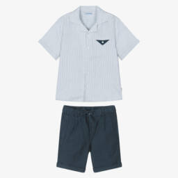 Mayoral-Классический синий комплект шорт для мальчиков | Childrensalon Outlet