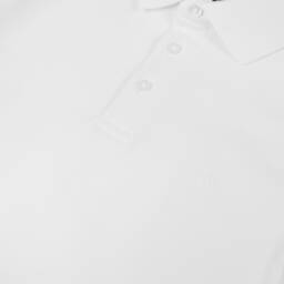 Mayoral Nukutavake-Boys Classic Ivory Piqué Polo Top | Childrensalon Outlet