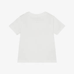 Mayoral-Классическая кремовая футболка с тигром для мальчиков | Childrensalon Outlet