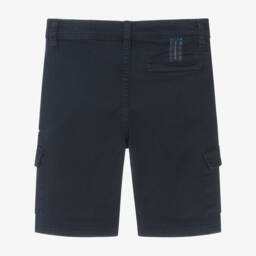 Mayoral Нукутаваке-Классические синие шорты карго для мальчиков | Childrensalon Outlet