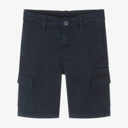 Mayoral Нукутаваке-Классические синие шорты карго для мальчиков | Childrensalon Outlet