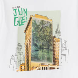 Mayoral-Футболка из хлопка с джунглевым эффектом для мальчиков | Childrensalon Outlet