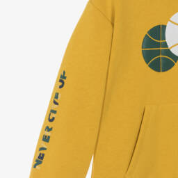 Mayoral-Boys Cotton Tracksuit in Yellow & Blue | Childrensalon Outlet