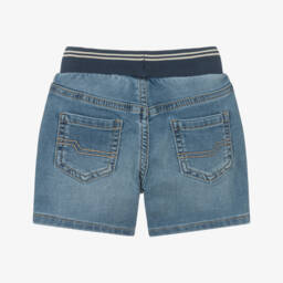 Mayoral-Boys Cozy Blue Denim-Style Shorts | Childrensalon Outlet