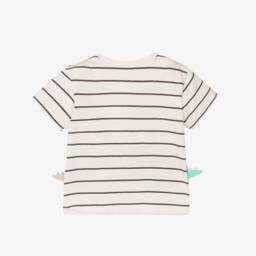 Mayoral-Boys Cream Dino Adventure Tee | Childrensalon Outlet