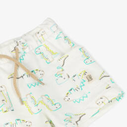 Mayoral-Boys Creamy Cotton Play Shorts | Childrensalon Outlet