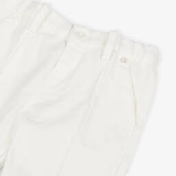Mayoral-Кремовые твиловые брюки чино для мальчиков | Childrensalon Outlet