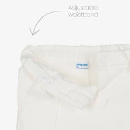 Mayoral-Кремовые твиловые брюки чино для мальчиков | Childrensalon Outlet