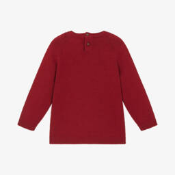 Mayoral-Boys Crimson Knit Jumper | Childrensalon Outlet