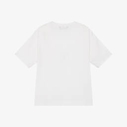 Mayoral Nukutavake-Boys Crisp White Printed Tee | Childrensalon Outlet