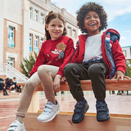 Mayoral-جوغرز كارغو قطن جيرسي لون أخضر داكن للأولاد | Childrensalon Outlet