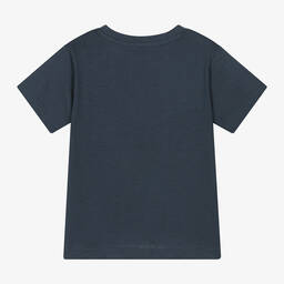 Mayoral-Boys Dark Grey Cotton Graphic T-Shirt | Childrensalon Outlet