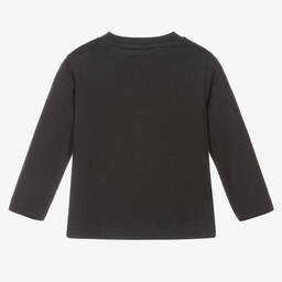 Mayoral-Boys Dark Grey Cotton Top | Childrensalon Outlet