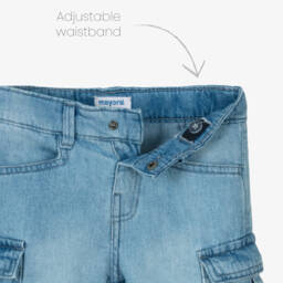 Mayoral-Boys Denim Adventure Cargo Shorts | Childrensalon Outlet
