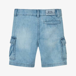 Mayoral-Boys Denim Adventure Cargo Shorts | Childrensalon Outlet