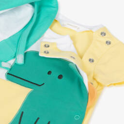 Mayoral Newborn-طقم قطن أخضر دينو للأولاد | Childrensalon Outlet