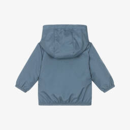 Mayoral Для новорожденных-Двусторонняя синяя куртка на молнии для мальчиков | Childrensalon Outlet