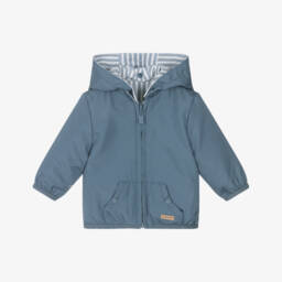 Mayoral Для новорожденных-Двусторонняя синяя куртка на молнии для мальчиков | Childrensalon Outlet