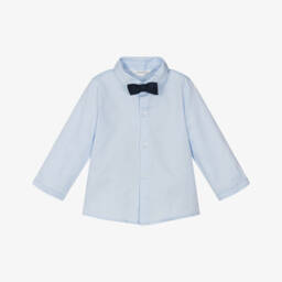 مايورال Newborn-قميص أزرق أنيق وربطة عنق للأولاد | Childrensalon Outlet