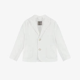 Mayoral-Boys Elegant Ivory Linen Jacket | Childrensalon Outlet