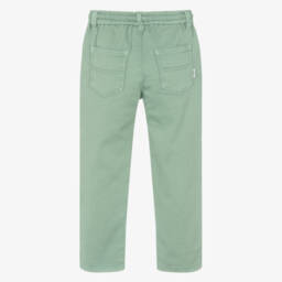 مايورال-بنطلون استرخاء قطني زمردي للأولاد | Childrensalon Outlet